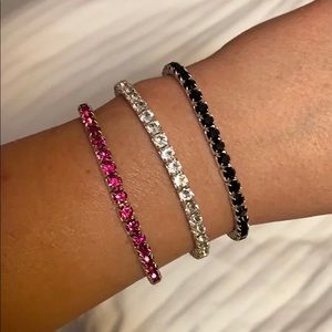 3 Swarovski bracelets